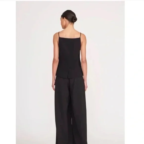 STAUD Una Top / Vest • Size S • Black • NWT (Extra Button Included) - Picture 5 of 10